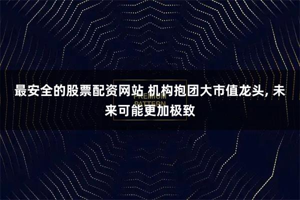 最安全的股票配资网站 机构抱团大市值龙头, 未来可能更加极致