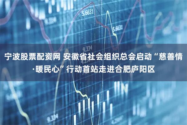 宁波股票配资网 安徽省社会组织总会启动“慈善情·暖民心”行动首站走进合肥庐阳区